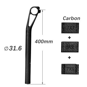 2026 Elitaone Carbon Fiber Seat Post Setback 25mm for MTB/Road Bike 27.2/30.9/31.6mm Master Series Bike Accessories
