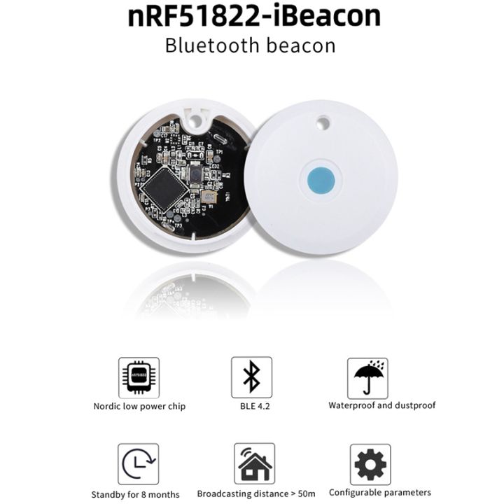 Shell Beacon Hot- NRF51822 Bluetooth Module Ibeacon Base Station Positioning Beacon ...