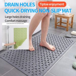✨Hot Sale✨PVC Shower Mat Anti-Slip Bathroom Mat Bath Mat Anti-Slip Safety Carpet Anti-Slip Floor Mat Soft Drainage Holes Anti Slip Bath Mat Suction Cup Mat  Bathroom Anti Fall Pad Shower Room Safety Mat Non Slip