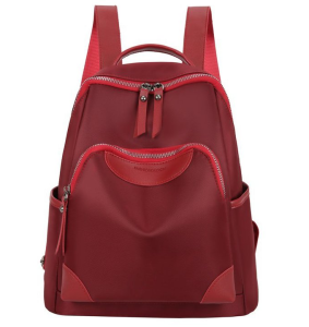 Tas Ransel Punggung Wanita Sekolah Jalan Kasual Style Backpack Fashion Kekinian Bahan Nilon COD T245