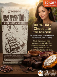 Dark Chocolate/Pure Chocolate/Chiang Rai 100% Cocoa/Zero Sugar Snack/Sugar Free/Keto Friendly/Healthy Lifestyle/Guilt Free Snacking