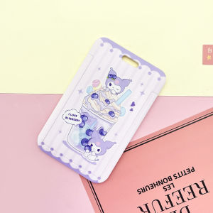 🎀Ready Stock🎀Cute Sanrio Melody Dessert Cinnamoroll Ice Cream Kuromi Pompompurin ID Touch n Go Credit Card Holder Student Bus Card Case Access Card Cover🧸可爱卡通卡套学生卡包公仔钥匙扣保护套🧸