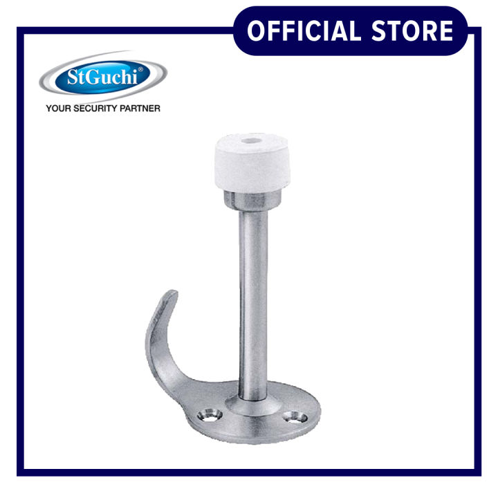 St Guchi Stainless Steel Hat & Coat Hook Door Stopper SGDS024 Lazada
