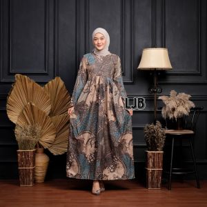 Gamis Batik Dress Batik Baju Batik Wanita Batik Pekalongan Baju Batik Pekalongan Batik Modern