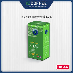 Cà phê Rang xay Đặc sản Nguyên chất Pha phin K Coffee K Xuân 454g