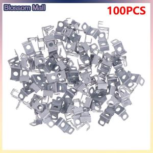 [Blossom] 100 PCS 3D kênh thư treo tai thép không gỉ kim loại Đăng cài đặt sửa chữa phụ tùng phần cứng quảng cáo