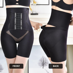 Flarixa   [3 in 1] Womens high-waist abdominal panties postpartum repair slimming underwear breasted boxer safety shorts tight body shaping pants