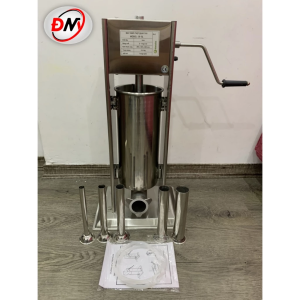 Máy làm lòng.Máy nhồi dồi sụn.Máy đùn xúc xích quay tay 5L