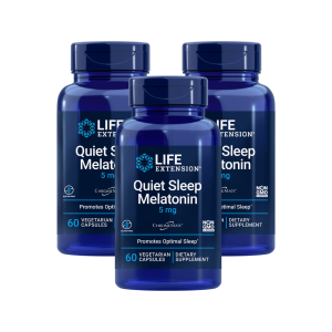 Life Extension Quiet Sleep Melatonin 5mg 60 Veg Caps - Sleep Support