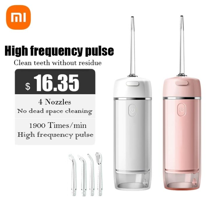 XIAOMI Oral Irrigator USB Rechargeable Water Flosser Portable Dental