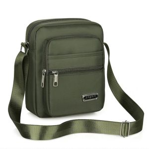 2023 Brand New Men Crossbody Bags Male Nylon Shoulder Bags Boy Messenger Bags Man Handbags for Travel Casual Large Satchel Grey