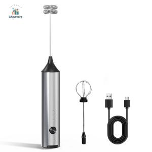 Fast Handheld Drink Mixer 3 Speed Adjustable Electric Whisk Foam Maker for Coffee Lattes Cappuccino Matcha Hot Chocolate