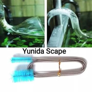 Sikat Pipa Panjang 155cm Double Ended/Hose Cleaner untuk Aquarium & Sistem Air | Flexible Pipe Brush dengan Pegangan Ergonomis