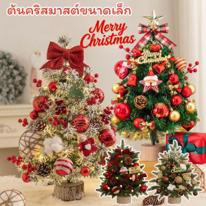 【x-cherub】ต้นคริสต์มาส ต้นคริสมาสต์ขนาดเล็ก ต้นคริสต์มาสพร้อมไฟ วางบนพื้นที่ทำงาน ของตกแต่งคริสมาสต์