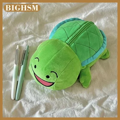 BIGHSM 1Pcs Creative Sea Otter Plush Doll Pencil Case Ins High-attractive Pen Holder Cute Pencil Pouch Bag School Supplies Stationery