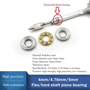 RC model level plane thrust lubricating bearing For 4mm/4.76mm/5mm flexible shaft/hard shaft bearing Boat model plane bearing