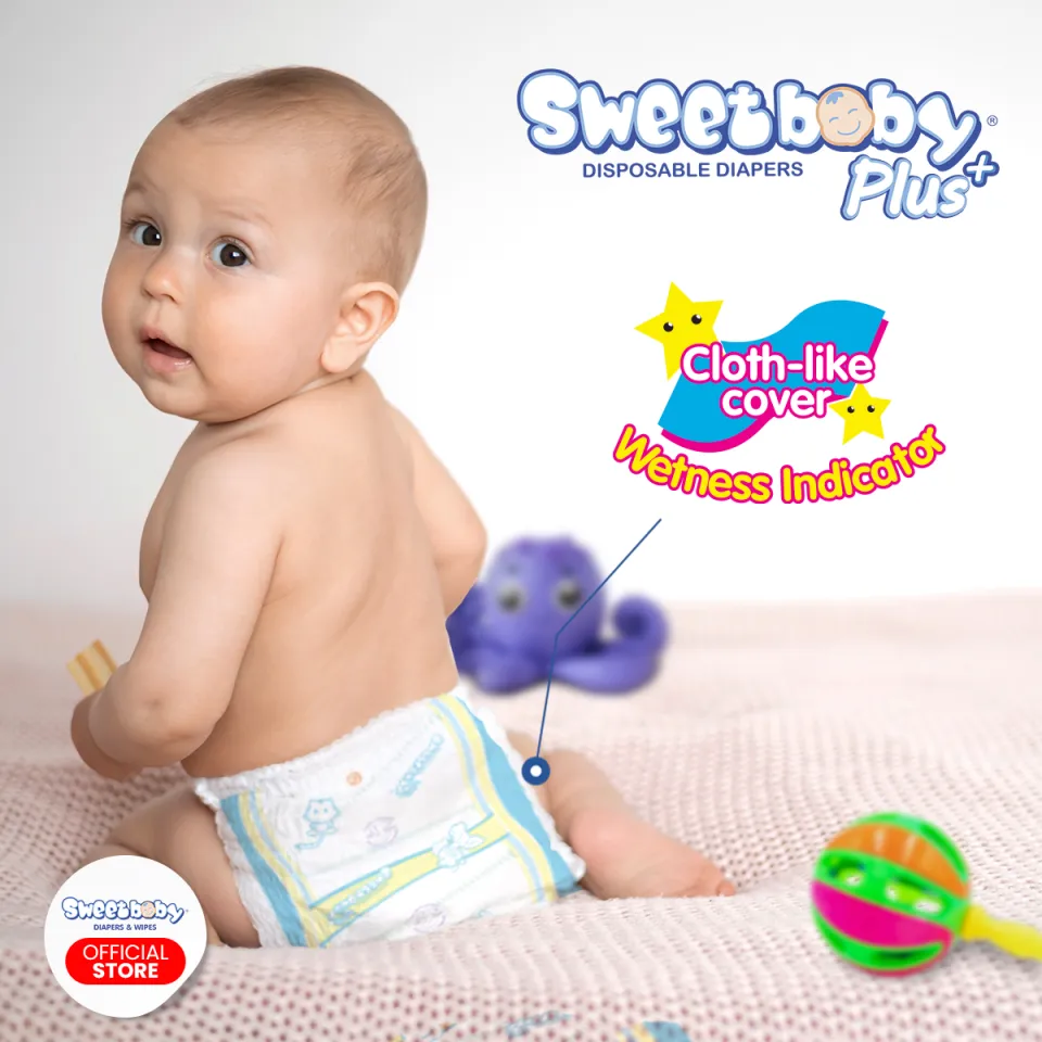 SWEETBABY PLUS TAPED DIAPER BIG PACK SMALL 36+2 PADS