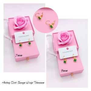 Anting Desi Bunga Grigi Terbaru Simpel Anti Karat dan anti luntur Titanium Stainless Steel
