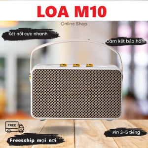 Loa Bluetooth Bass Cực Mạnh M10 PRO M10 M600 Âm Thanh Chân Thực Pin Khỏe Phù Hợp Cho Các Bữa Tiệc Ngoài Trời Du Lịch