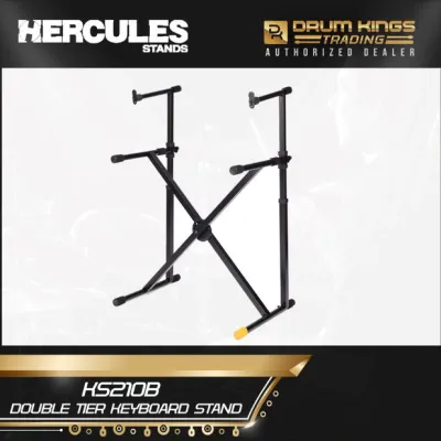 Hercules KS210B EZ-LOK Double Tier X-Keyboard Stand