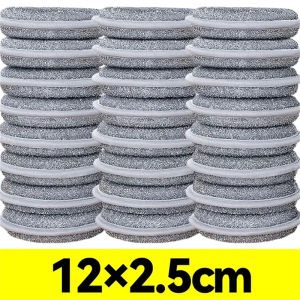 12/1 miếng dây Bạc ma thuật lau miếng bọt biển rửa Chén Bọt Biển hai mặt có thể tái sử dụng dụng cụ làm sạch nồi đĩa chảo bếp gia dụng