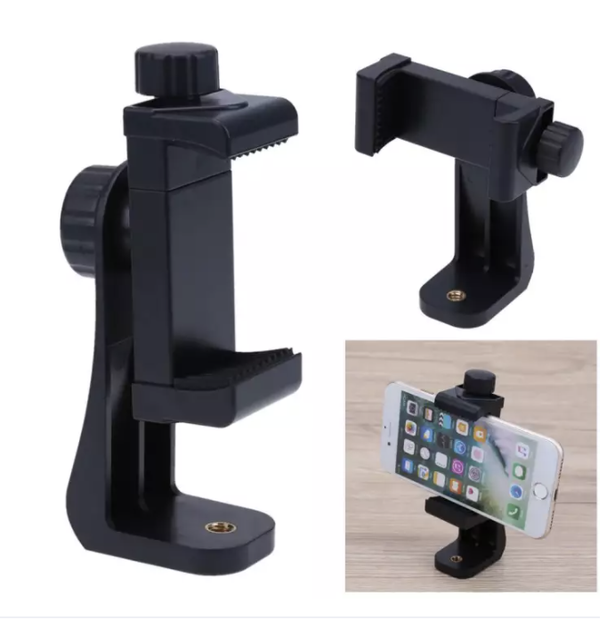 NEEWER Smartphone Tripod Mount Aluminum Alloy, 360 Rotatable Phone Holder With Cold Shoe Mount And Arca Type Base Compatible With IPhone 14 Pro Max Galaxy S22 Ultra Pixel And 2.64 Wide Smartphones - View #8