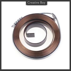 [Creative] 1Pc 0.7-1.5 Thickness 680-1540mm Length Spiral Flat Wire Torsion Spring Constant Force Extension Springs Bench Drill Scroll Spring