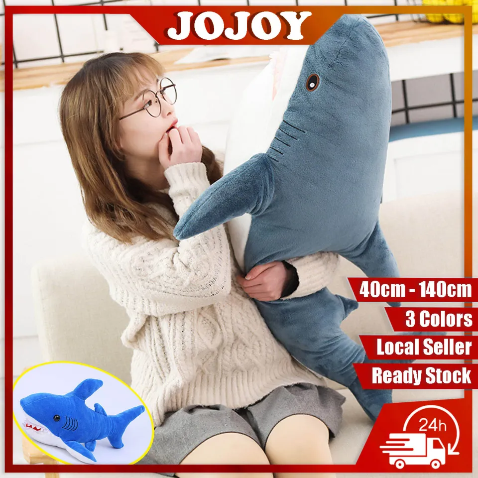 JOJOY Ikea BLAHAJ Big Shark 80cm 100cm 140cm Soft Toy Shark
