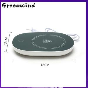【Greenwind】 Coffee Mug Cup Warmer Insulation 55 °C Thermostat Coaster Tea Milk