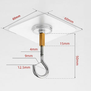 Heavy Duty Sticky Ceiling Hooks No-Punching Ceilings Hooksfor Hanging Plant Lights