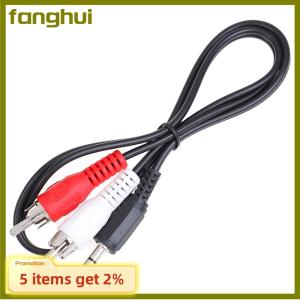 fanghui 3.5mm jack mini plugto 2 RCA male stereo ohono audio speaker adapter cable