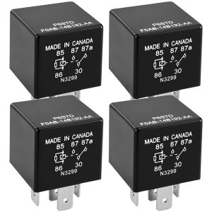 (Set of 2) P6SDT FOAB-14B192-AA Automotive Relay – 5-Pin 40A 12VDC OEM Replacement F0AB-14B192-AA Electrical System Relay for Ford