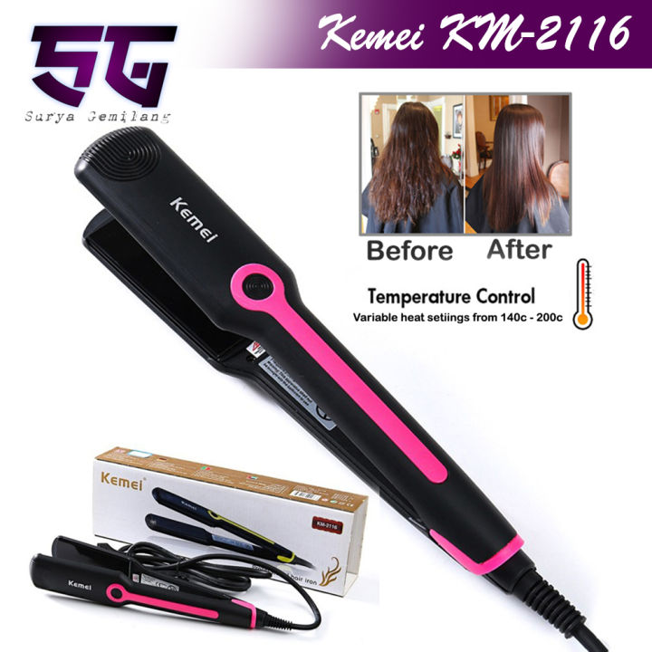 Catokan Rambut Kemei KM 2116 - Original Catok Pelurus rambut