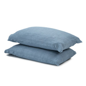 KAPAS LIVING | Bamboo Waffle Pillowcase | 100% Bamboo | Cooling & Breathable | 2 Pcs