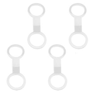 4 cái ống thở bằng silicon Mặt Nạ Dây đeo thủ môn ghim hãm thủ môn nhựa ống thở scubas ống lặn chủ dễ dàng sử dụng