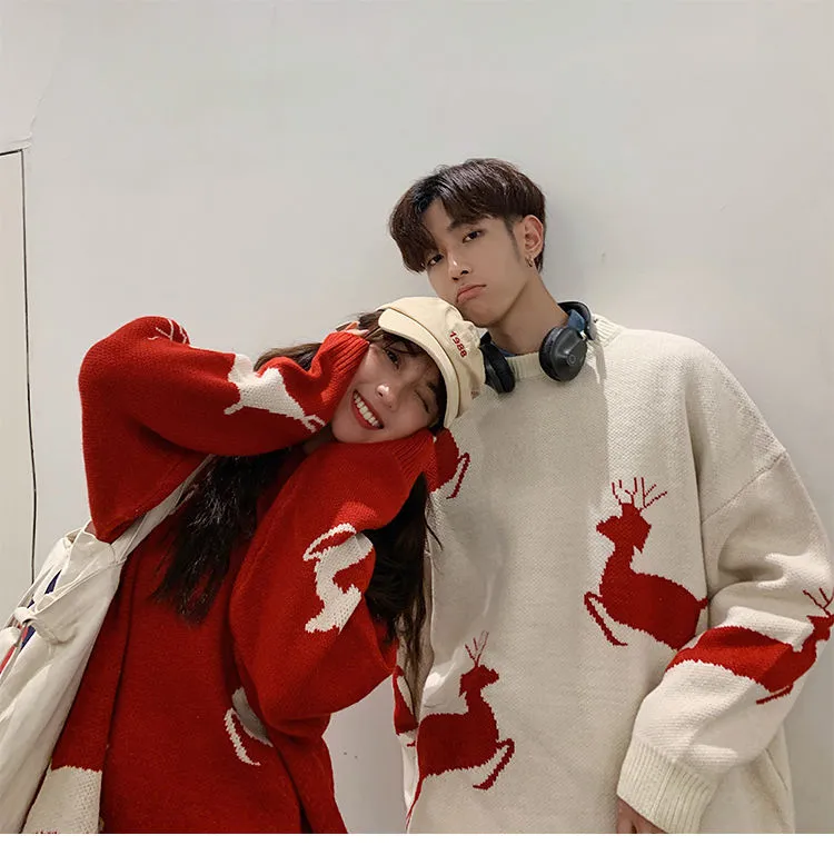 Korean deals couple sweaters