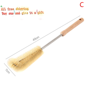 GM Wooden Handle Bottle Cup Brush Glass Bottle Cleaning Brush Kitchen Accessories
