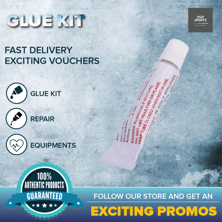 5PCS Waterproof PVC Repair Patch Glue Kit Adhesive For Inflatable Toy ...