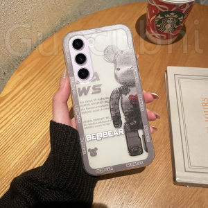 Soft casing for Samsung S25 FE Ultra S24fe S23 S22 S21 S20 Cool Bear Pattern Transparent Soft silicone phone case for Samsung Galaxy S25 FE Phone cover case