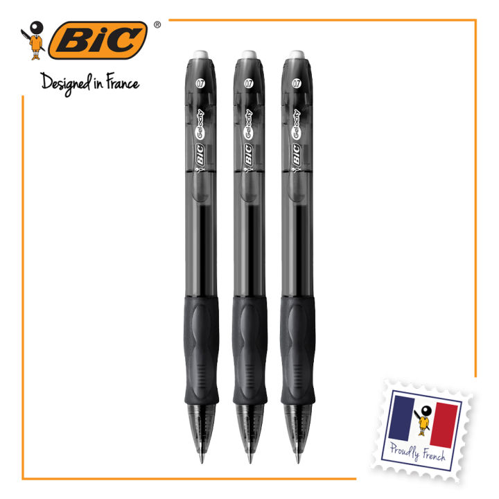BIC Gelocity Original Gel Pen Pack of [Black] Lazada