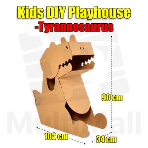 Tyrannosaurus 3D DIY Cardboard Toy House For Kids Fun | DIY Craft For Kids | Kids Toy House | DIY Cardboard House | Cardboard Playhouse For Kids | Playhouse For Kids | Children Carton Toy Playhouse | 3D DIY Doodle House For Kids | Childrens Hand Assembly
