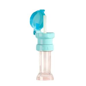 Self Drinking Turn Cap Straw Sippy Lid for Toddlers Babies with 2 Size Caps Safety Silicone Trainer Cup Lid for Babies