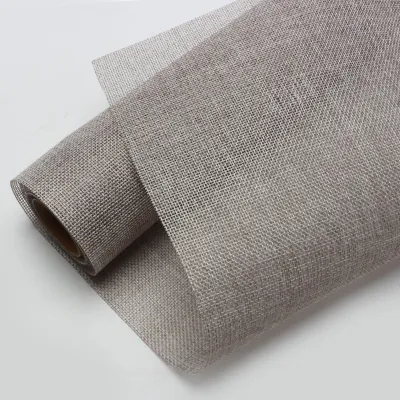 48cmx4.5m Korean style colorful linen roll retro floral diy material flower packaging