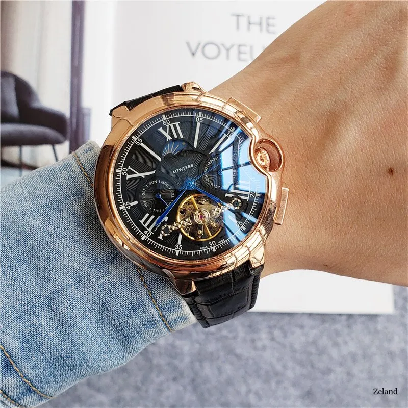 Carter Luxury Automatic Mechanical men s watch Watches New Top