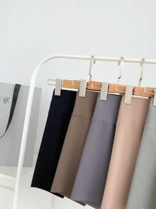 Three-Quarter Ice Silk Shark Pants Leggings Women Summer Thin Tummy Control Safety Pants Seamless