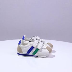 Dropshipping Baby Shoes: Leather Lightweight Toddler Shoes 2023 Spring Boys Soft Bottom Cortez Baby Sneaker ㏇L0514