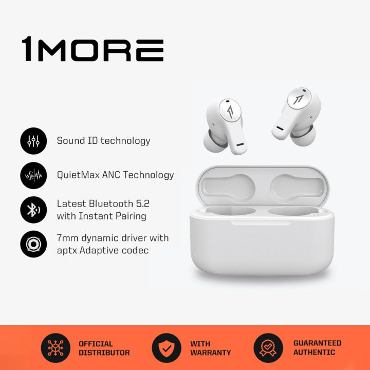 1MORE ECS3001T PistonBuds True Wireless Headphones Bluetooth 5.0 4 Mic ...