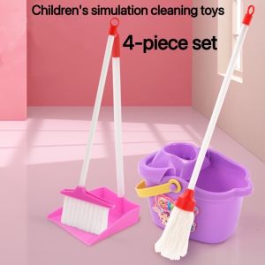 Childrens Cleaning Dustpan Broom Broom Cleaning Toy Baby Mop Mini Tool Set Play House Toy