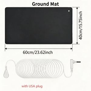 60*40cm Earthing Mat Grounding Mat Conductive Leather Yoga Mat Anti-static pet mat yoga mat