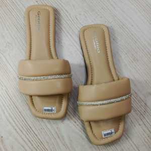 Sandal Flat Wanita Pompom Puring PR-25
